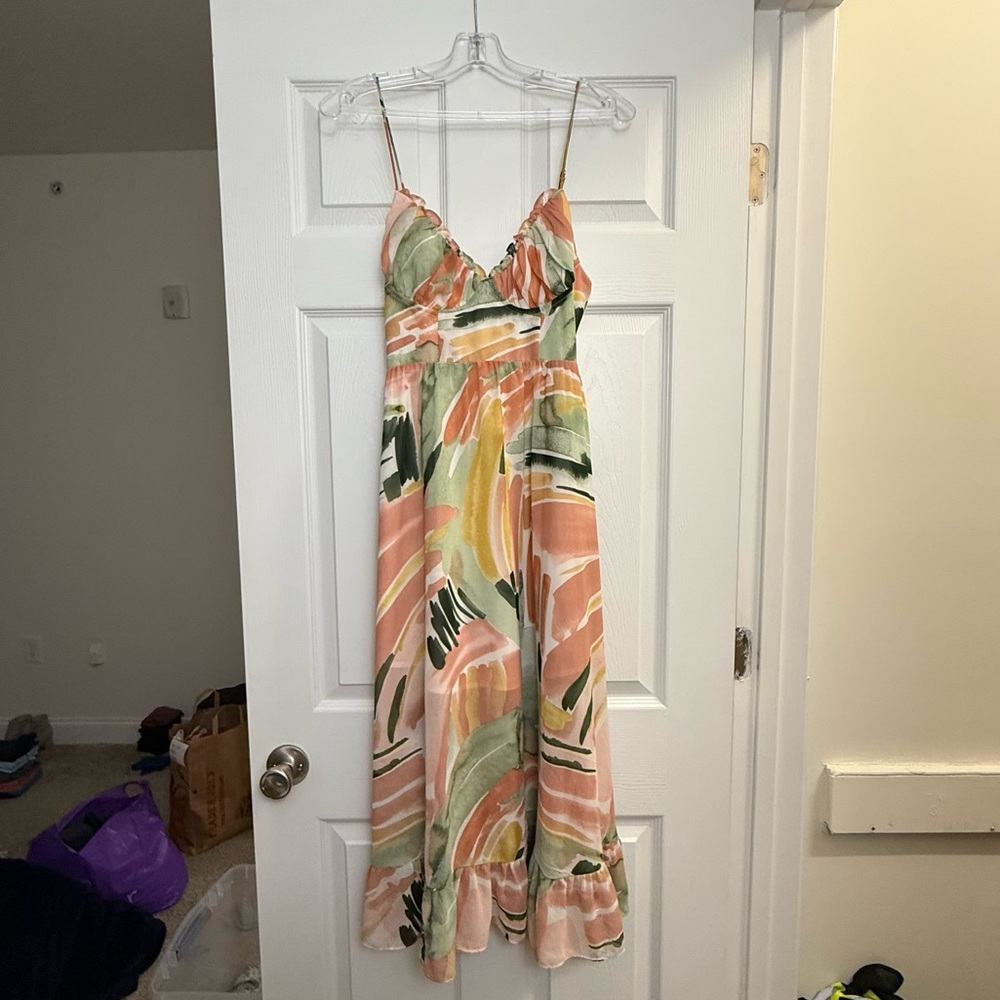Hello Molly Multi-Color Maxi Dress Women’s Small / Size 4